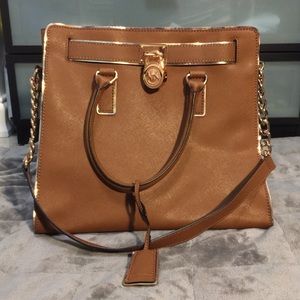 Michael Kors Brown Hamilton Satchel bag